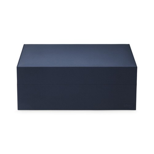 Davidoff Humidor Ambassador Leder blau
