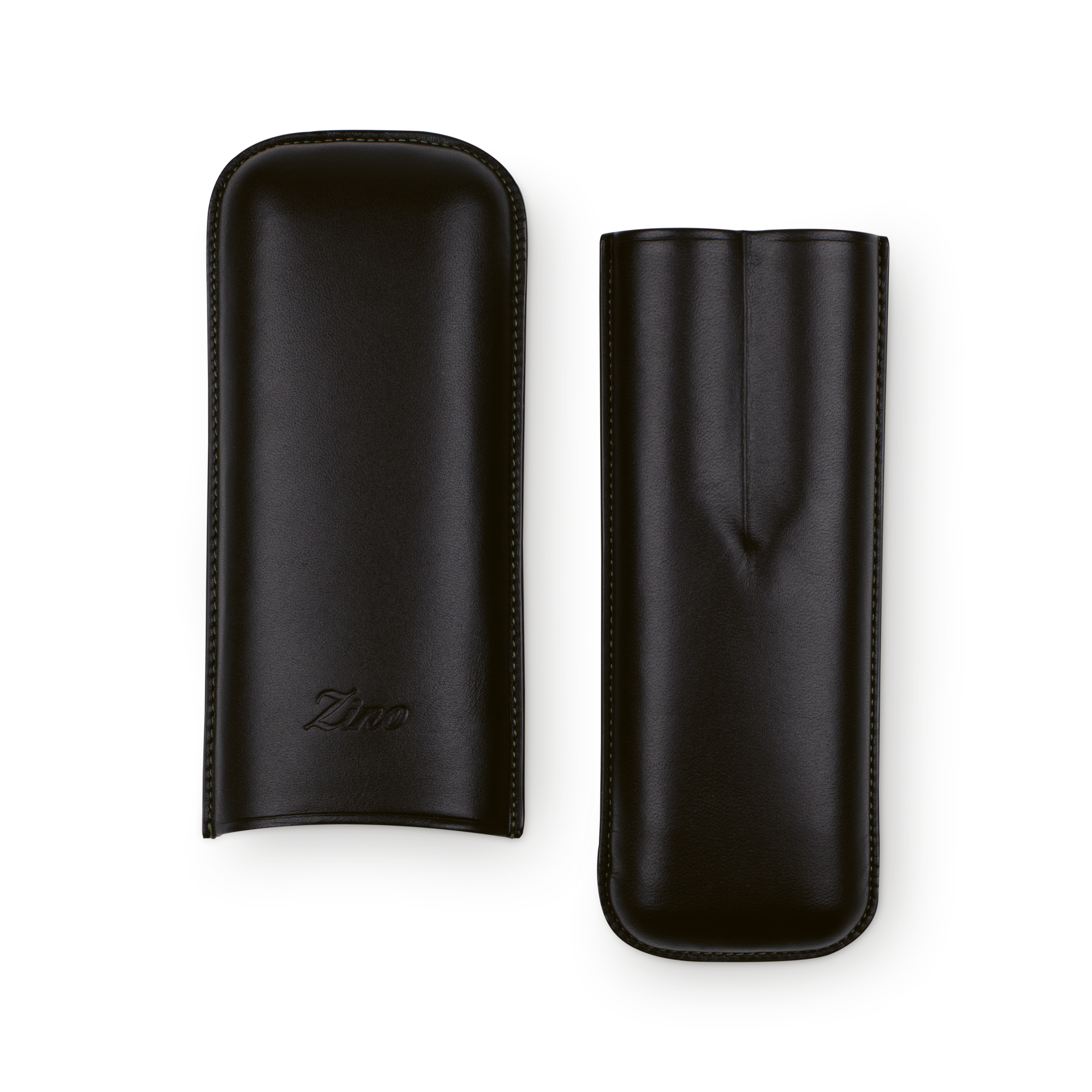 Zino Zigarrenetui XL-2 Leder schwarz mint