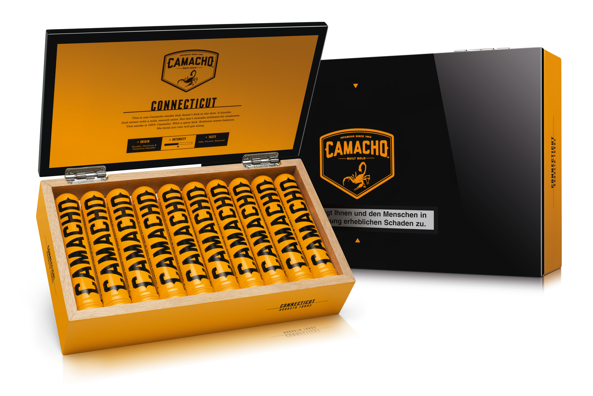Camacho Connecticut Robusto Tubos