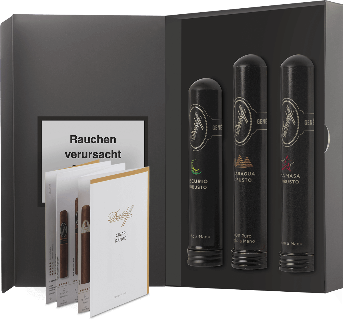 Davidoff Robusto Tubos Selection Black