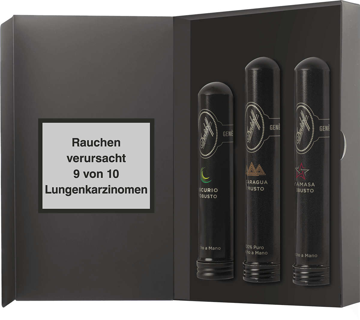 Davidoff Robusto Tubos Selection Black