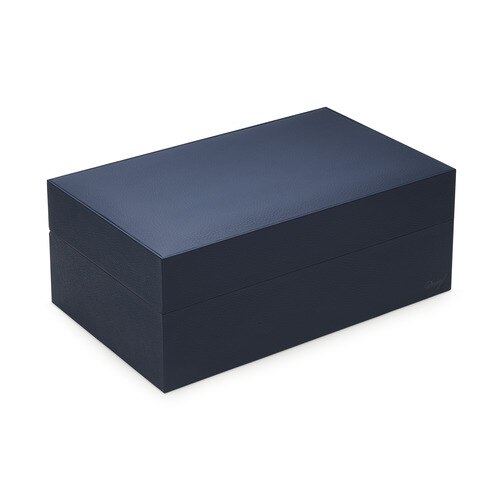 Davidoff Humidor Ambassador Leder blau