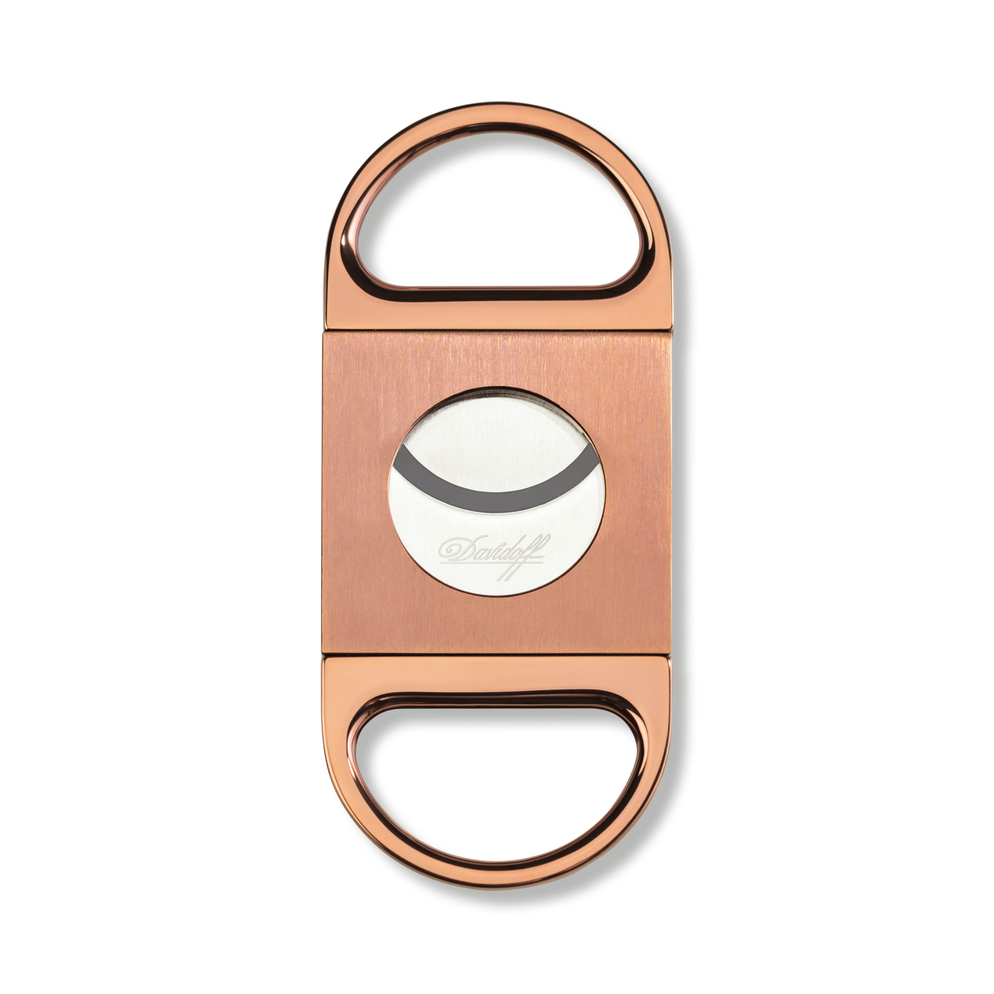 Davidoff Doppelklingen-Cutter Edelstahl gebürstet rosegold